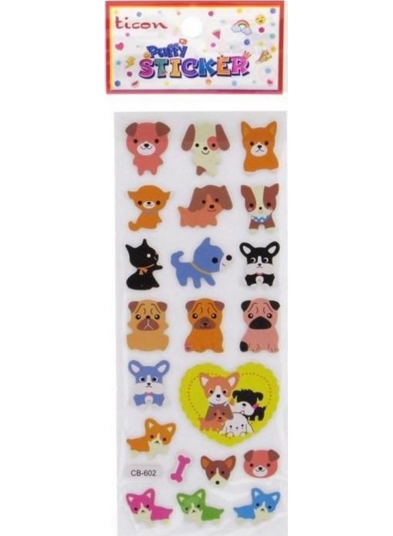 Ticon Puffy Sticker Hayvan Figürler Tps-007/18 (1 Adet)