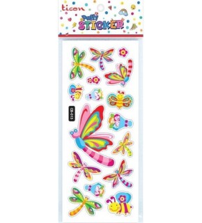 Ticon Puffy Sticker Hayvan Figürleri Tps-007/14 (1 Adet)