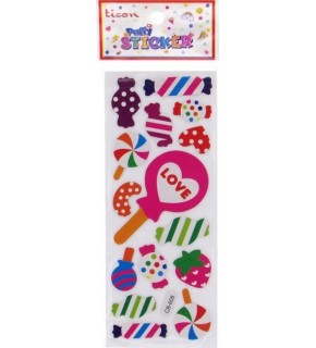 Ticon Puffy Sticker Şeker Tps-009/5 (1 Adet)