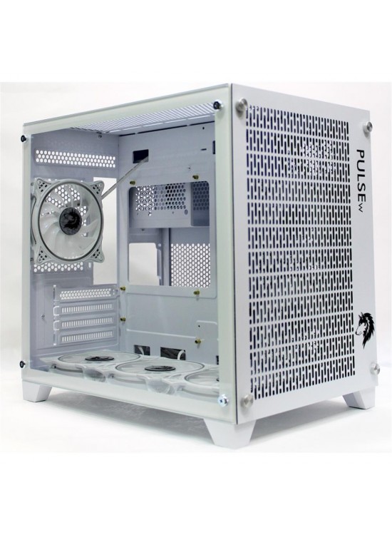 Tiranozor Ti-Game Pulse-W 6 Rgb Fan Beyaz Mesh Gamıng Kasa Power Yok Tiranozor Ti-Game Pulse-W 6 Rgb Fan Beyaz Mesh Gamıng Kasa Power Yok