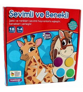 Todizoo Sevimli ve Benekli Eşleştirme Oyunu