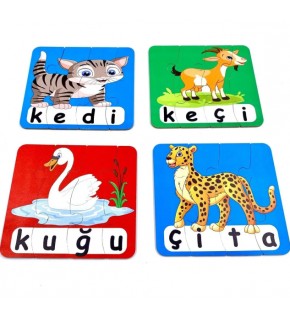 Tofema Ahşap Puzzle Okumaya Başlıyorum