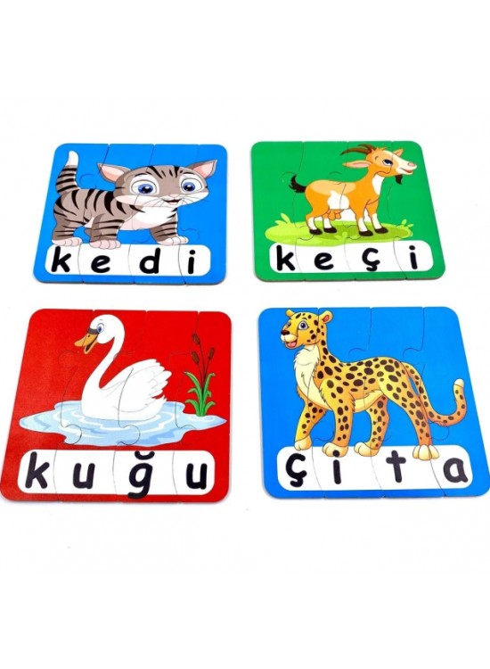 Tofema Ahşap Puzzle Okumaya Başlıyorum