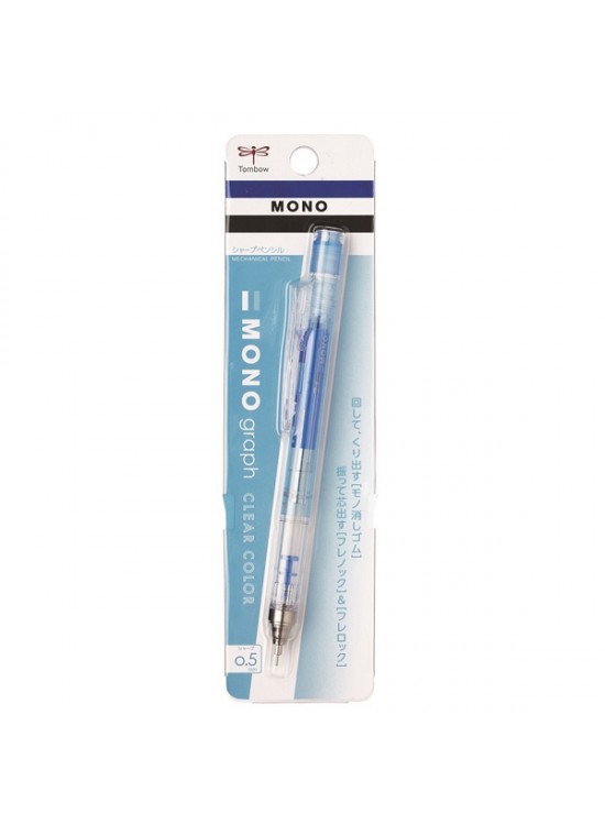 Tombow Versatil Kalem Mono Graph 0.5 MM Şeffaf Mavi Tombow Versatil Kalem Mono Graph 0.5 MM Şeffaf Mavi
