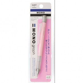 Tombow Versatil Kalem Mono Graph Pastel 0.5 MM Blisterli M.Pembe