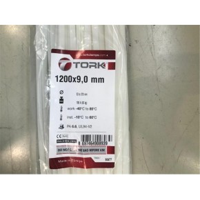 Tork TRK-1200-90W Beyaz 100lü Kablo Bağı