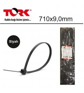 Tork TRK-710-9,0mm Beyaz 100lü Kablo Bağı