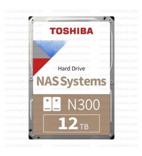 Toshiba 12TB N300 7200RPM 512MB Cache Sata 3 HDWG51CUZSVA NAS Disk