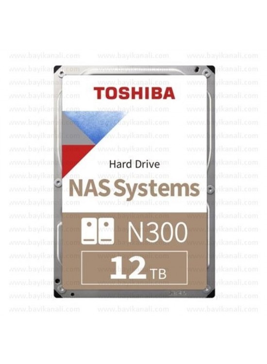 Toshiba 12TB N300 7200RPM 512MB Cache Sata 3 HDWG51CUZSVA NAS Disk