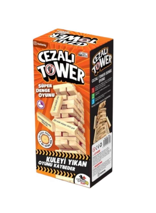 Totteriq Cezalı Tower Süper Denge Oyunu 54 Adet