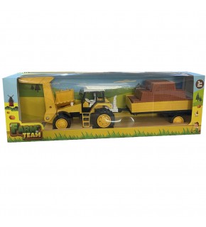 Toysan Oyuncak Sürtmeli Römorklu Traktör