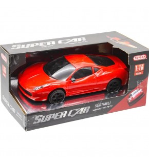 Toysan Oyuncak Sürtmeli Süper Araba 1:16 Lam Fer