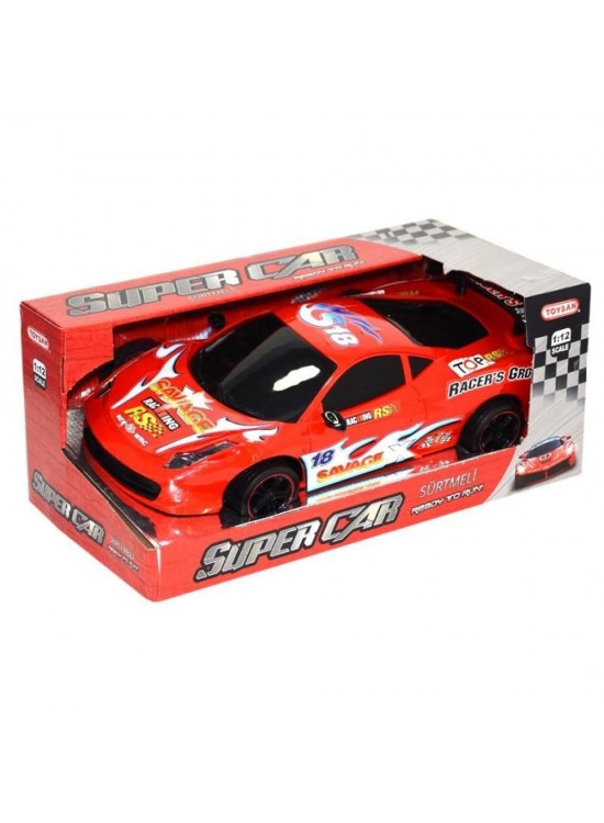 Toysan Oyuncak Sürtmeli Yarış Arabası 1:12 Racing Super Car