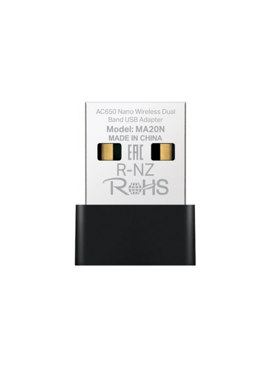 Tp-Link Mercusys MA20N AC650 Nano Wi-fi Kablosuz USB 2.0 Adaptör Tp-Link Mercusys MA20N AC650 Nano Wi-fi Kablosuz USB 2.0 Adaptör