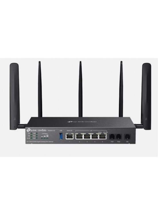TP-Link Omada DR3650v V1 Gateway 1GbE Wi-Fi 6 2.4 GHz, 5 GHz TP-Link Omada DR3650v V1 Gateway 1GbE Wi-Fi 6 2.4 GHz, 5 GHz