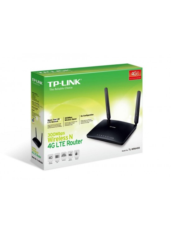 Tp-Link TL-MR6400 300 Mbps 4 Port 4G Kablosuz Router Sim Kartlı