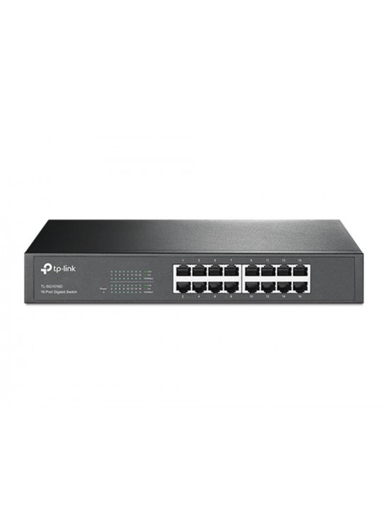 Tp-Link TL-SG1016D 16 Port 10-100-1000 Mbps Switch Çelik Kasa Rack Mount