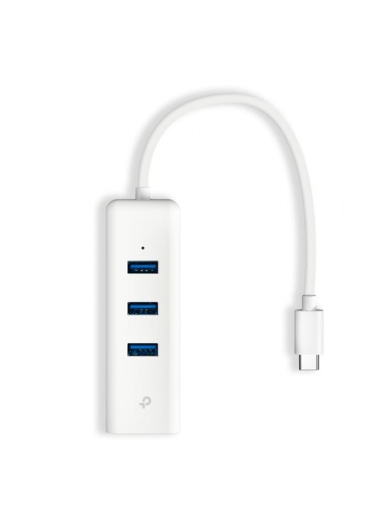 Tp-Link UE330C 10-100-1000 Mbps 3.0 Type C Ethernet Çevirici + 3 Port USB Çoğaltıcı