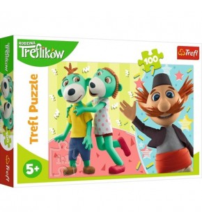 Trefl Puzzle 100 Parça Treflikow 41 x 27,5 Cm 16388