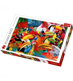 Trefl Puzzle 500 Parça Colourful Bırds 37328