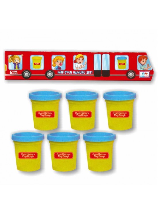 Trix Mini Oyun Hamuru Seti 6 Renk K-150