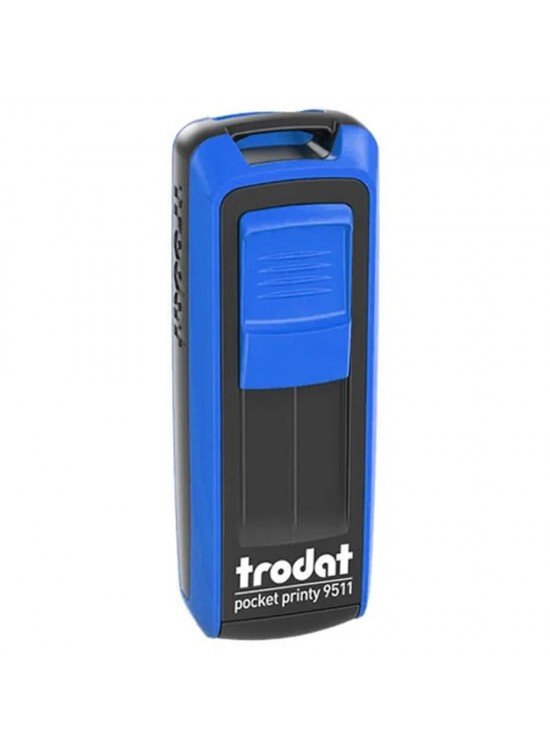 Trodat Cep Kaşe P4 38x14 MM Mavi,Mavi Keçe 9511 Trodat Cep Kaşe P4 38x14 MM Mavi,Mavi Keçe 9511