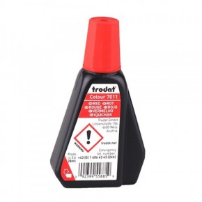 Trodat Istampa Mürekkebi 28 ML Kırmızı 7011 (1 Adet)