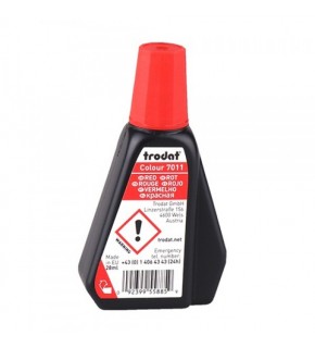 Trodat Istampa Mürekkebi 28 ML Kırmızı 7011 (1 Adet)