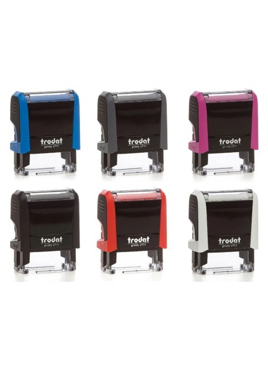 Trodat Kaşe Otomatik Karışık Kasa Mavi Keçe 4911