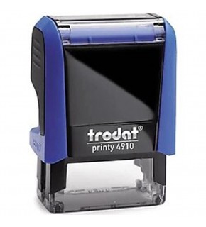 Trodat Standart Kaşe Otomatik 26x09 Karışık Kasa Mavi Keçe 4910