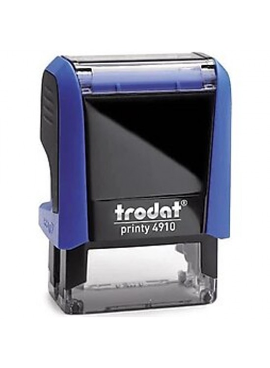 Trodat Standart Kaşe Otomatik 26x09 Karışık Kasa Mavi Keçe 4910