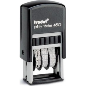 Trodat Tarih Kaşesi Otomatik İngilizce 3 MM 4810