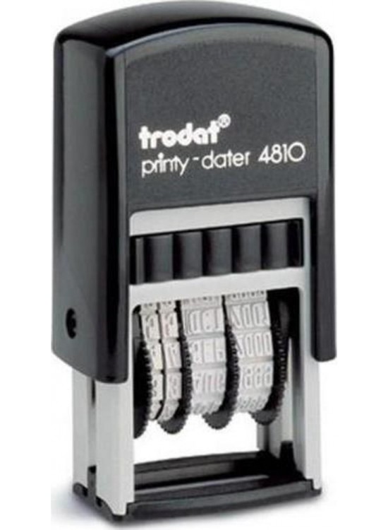 Trodat Tarih Kaşesi Otomatik İngilizce 3 MM 4810