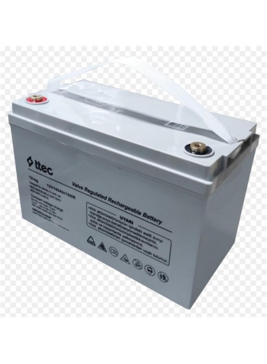 Ttec 12V 100Ah Bakımsız Jell Akü(TSS)