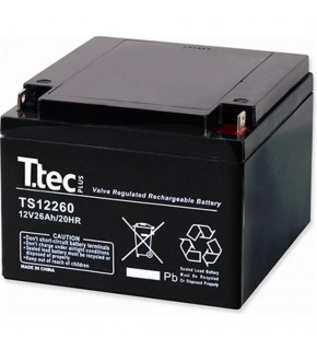 Ttec 12V 26A Bakımsız Kuru Akü