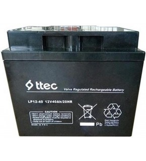 Ttec 12V 40AH Bakımsız Kuru Akü