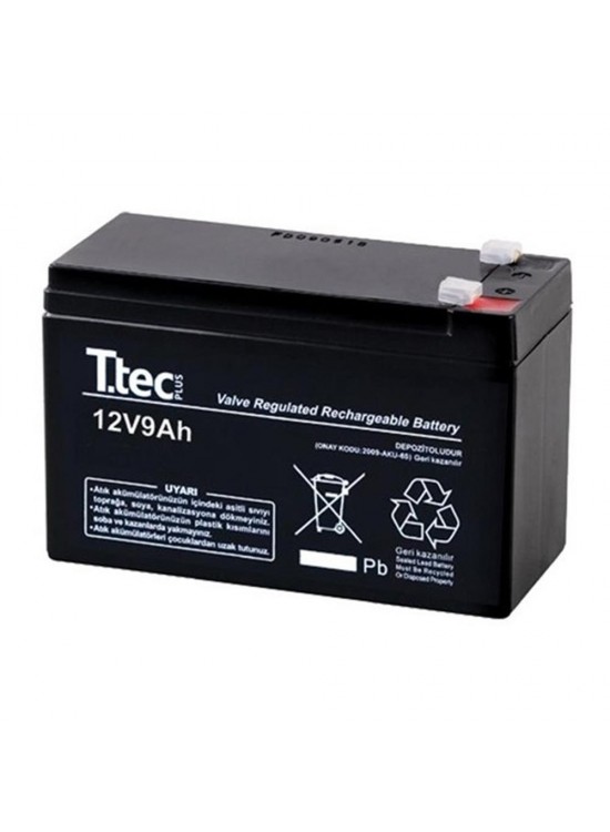 Ttec 12V 9AH Bakımsız Kuru Akü Ttec 12V 9AH Bakımsız Kuru Akü