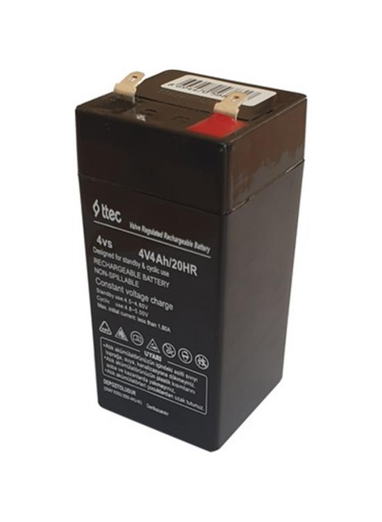 Ttec 4V 4Ah Bakımsız Kuru Akü Ttec 4V 4Ah Bakımsız Kuru Akü