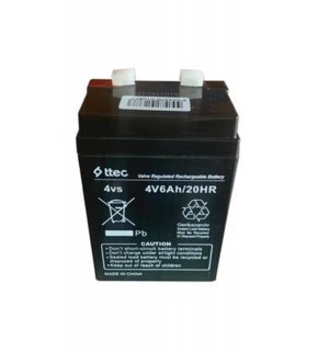 Ttec 4V 6Ah Bakımsız Kuru Akü Işıldak Fener Akü