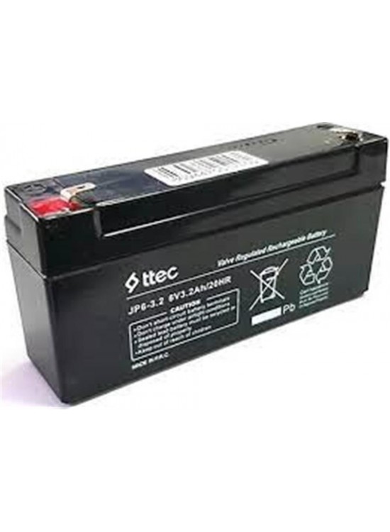 Ttec 6V 3.2AH Bakımsız Kuru Akü Ttec 6V 3.2AH Bakımsız Kuru Akü