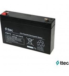 Ttec 6V 7AH Bakımsız Kuru Akü