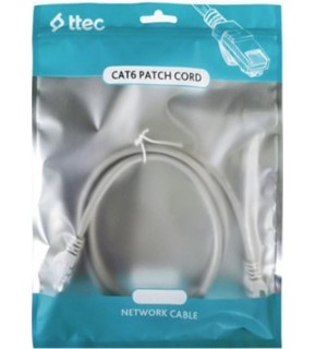 Ttec KBL-PTCH-20CMG Cat6 0.20MT Gri Utp Patch Kablo
