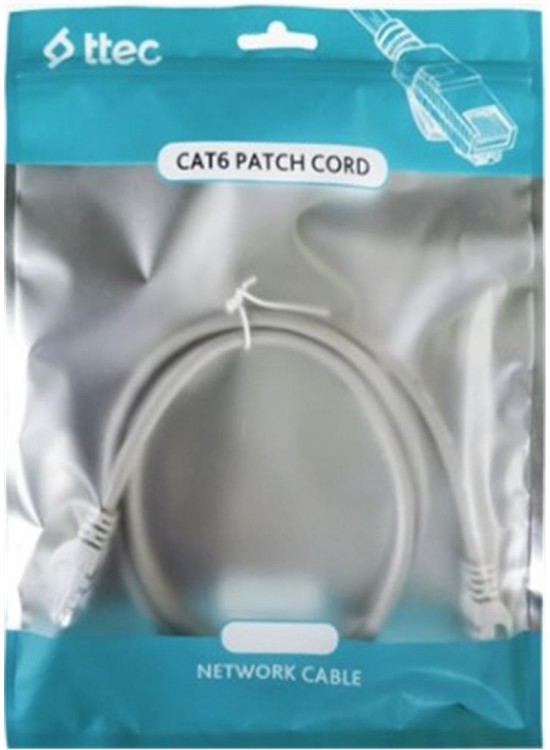 Ttec KBL-PTCH-3MTG Cat6 3MT Gri Utp Patch Kablo