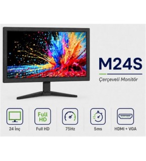 Ttec M24S 24" VGA + HDMI FHD Led Monitör