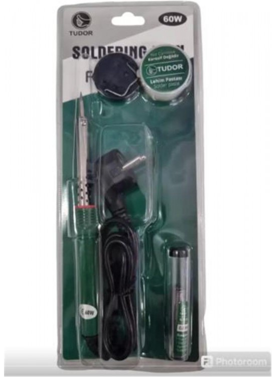 TUDOR SOLDERING IRON KALEM HAVYA SETİ 60W HB-S026 TUDOR SOLDERING IRON KALEM HAVYA SETİ 60W HB-S026