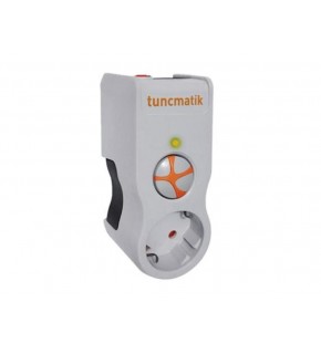 Tunçmatik TSK19019 Enerji Koruma Powersurge 1'li Beyaz Priz 1050 JOULE