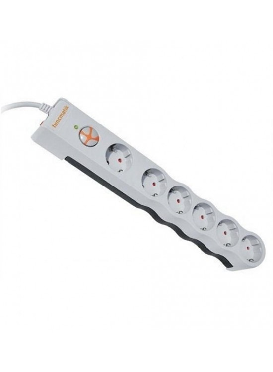 Tunçmatik TSK6136 Powersurge 5'lı Siyah 1050 Joule Tunçmatik TSK6136 Powersurge 5'lı Siyah 1050 Joule