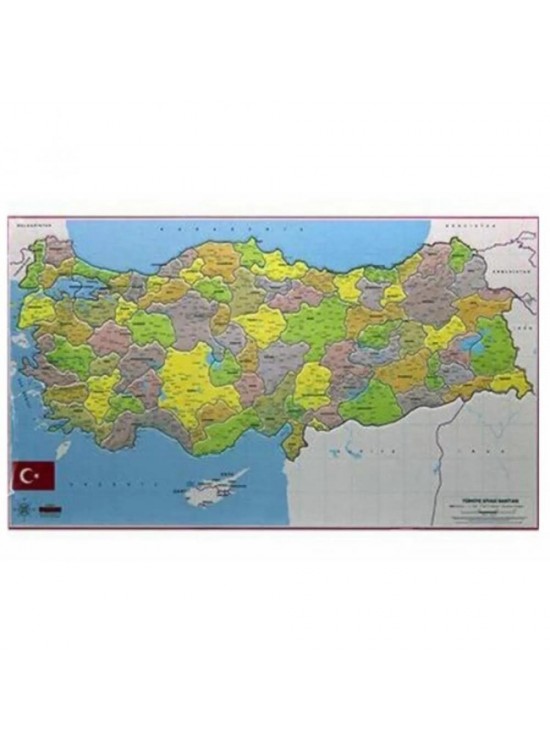 Türkiye Haritası Yapboz 23X31 10 Lu