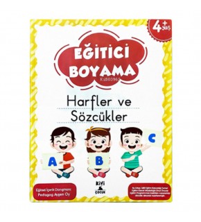 Uçanbalina Eğitici Boyama Harfler Ve Sözcükler