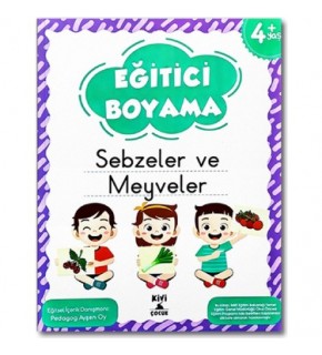 Uçanbalina Eğitici Boyama Sebzeler Ve Meyveler